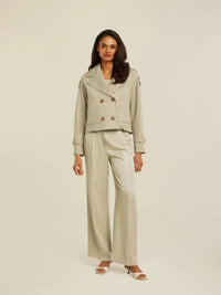 GRACY short trench - Bruin
