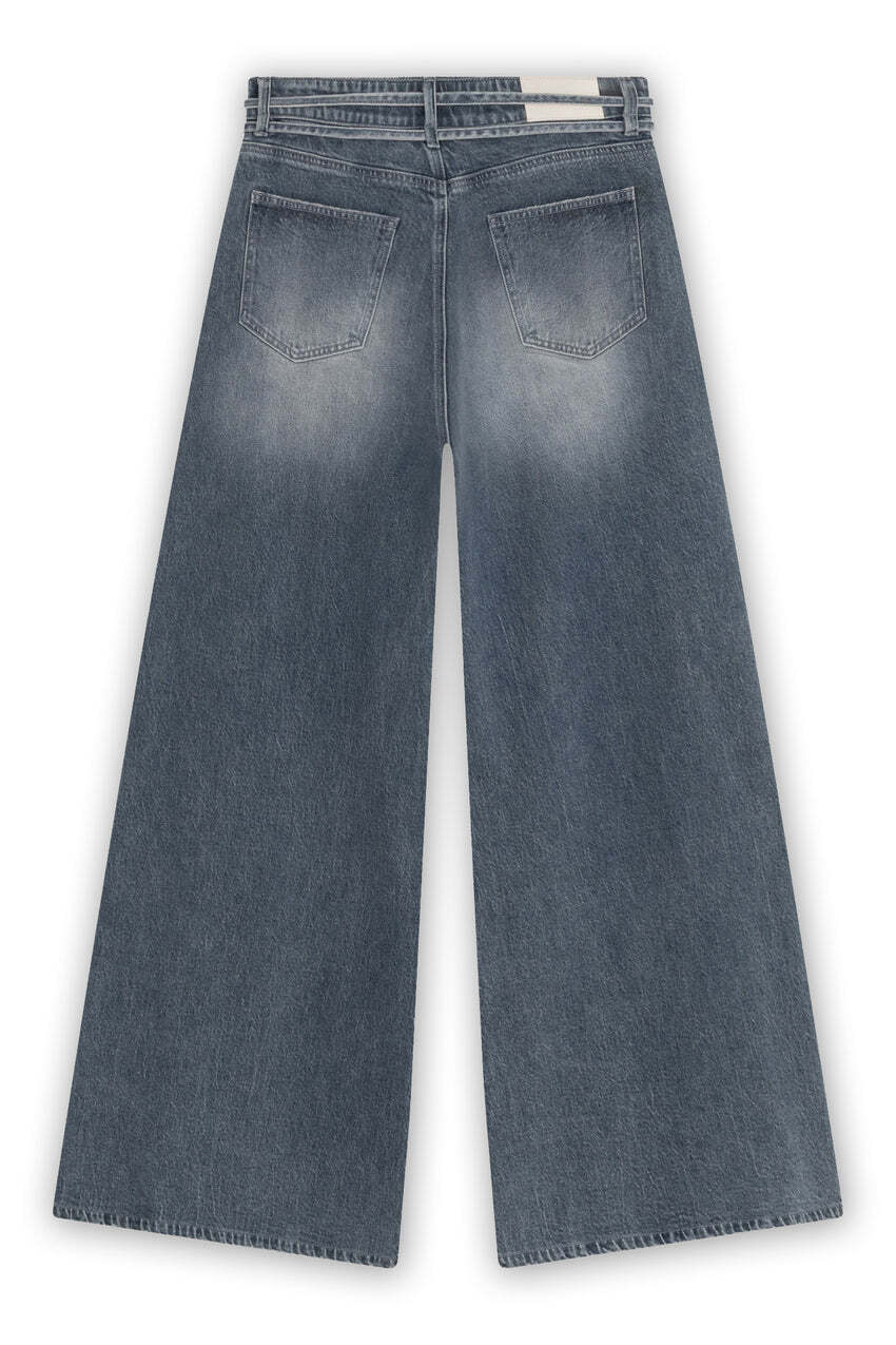 Extra Wide Leg Jeans With Double Cords