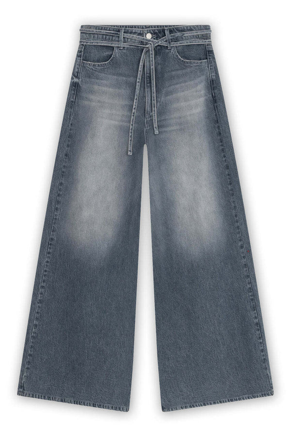Extra Wide Leg Jeans With Double Cords