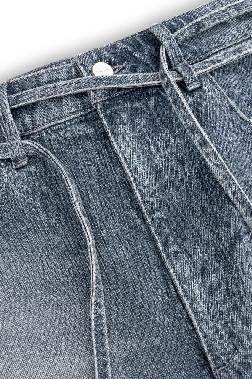 Extra Wide Leg Jeans With Double Cords