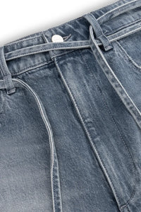Extra Wide Leg Jeans With Double Cords