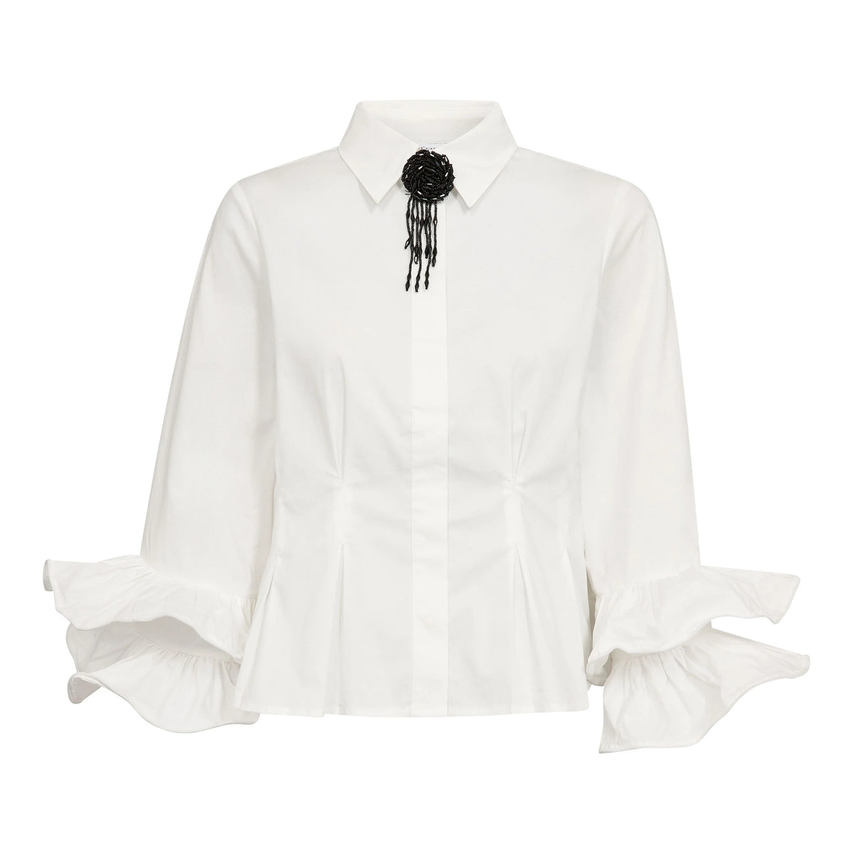 HalenCC Flare Pleat Shirt