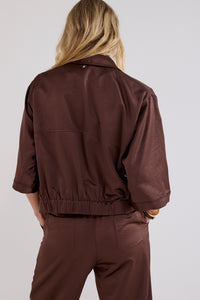 Elasticated Short-Sleeve Jacket
