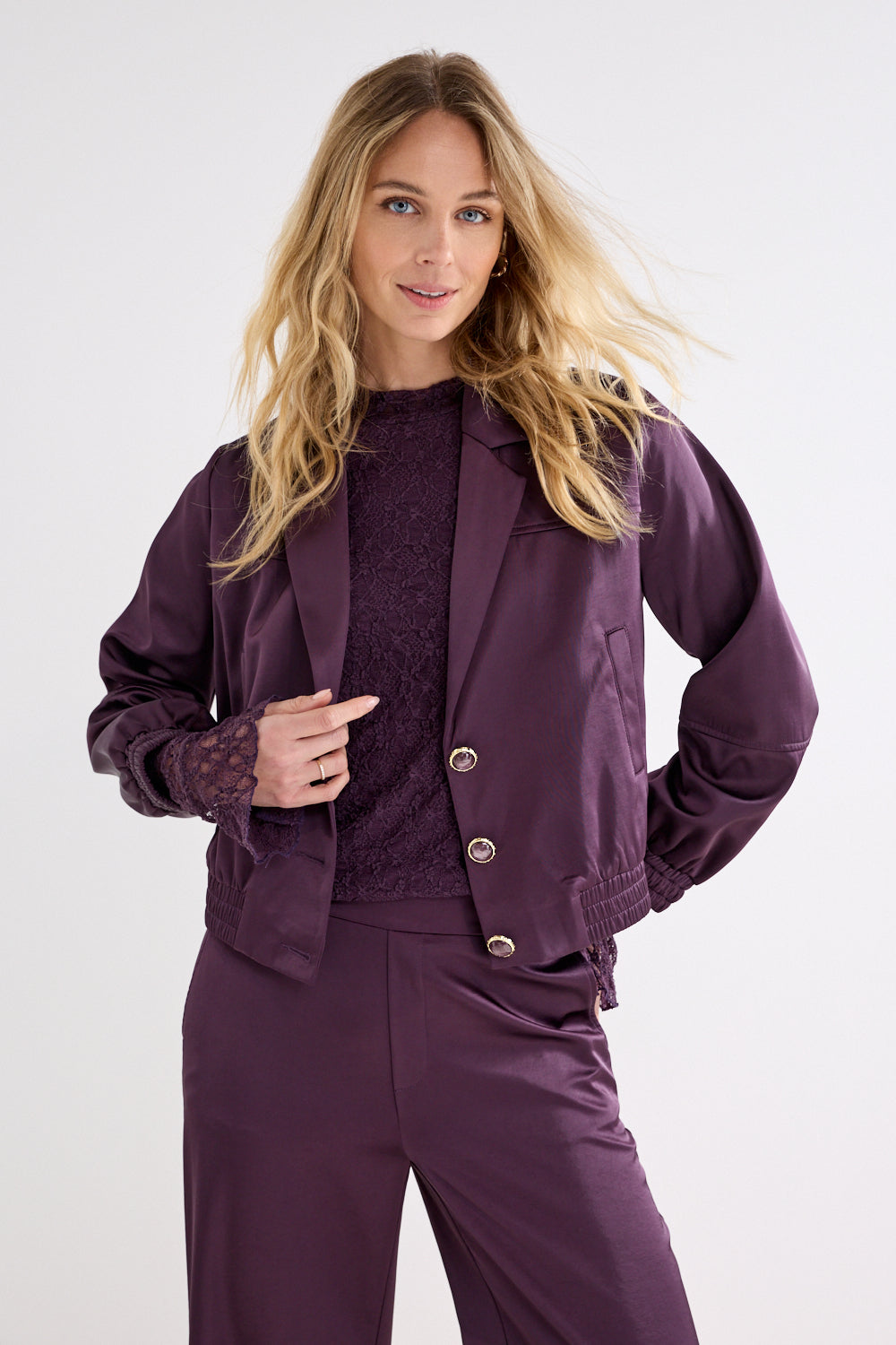 Jacket Bonded Satin