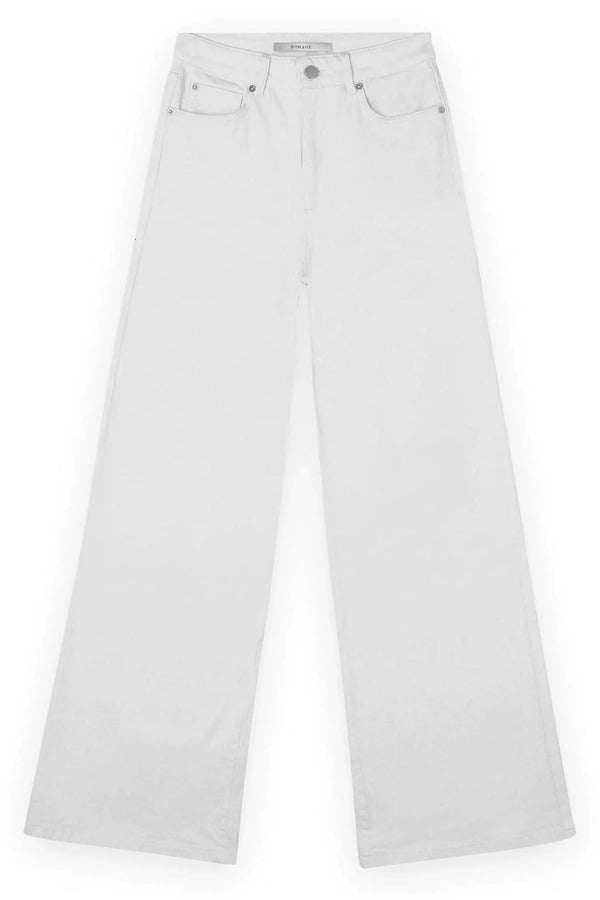 James - Colored Wide Leg Jeans - Wit