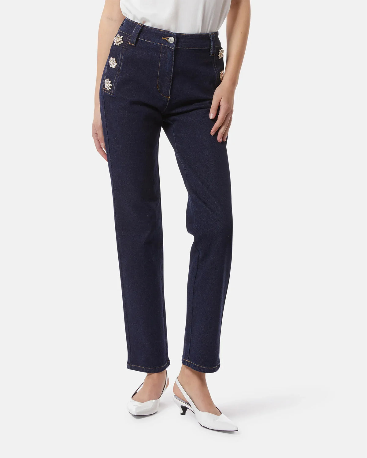 Lungo jeans pantelon - Blauw