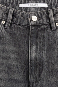 Jimi - Mid Waist Barrel Jeans With Darts