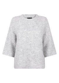 Short-Sleeve Bouclé Jumper