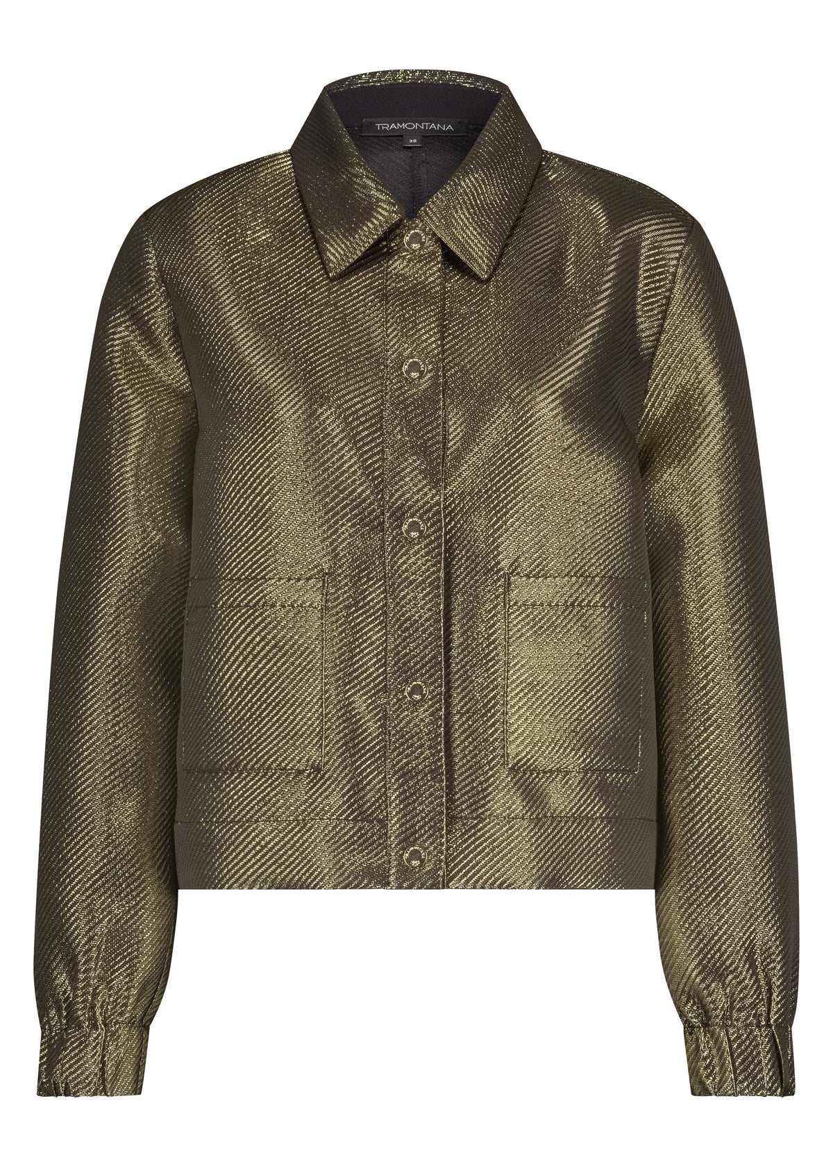 Tailored Lurex Jacket - Goud
