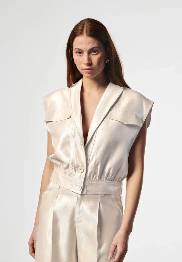 GILET - Wit