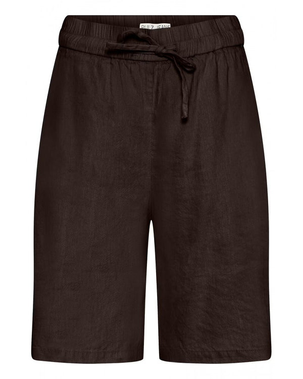 PZLUCA Wide Leg Shorts - Bruin