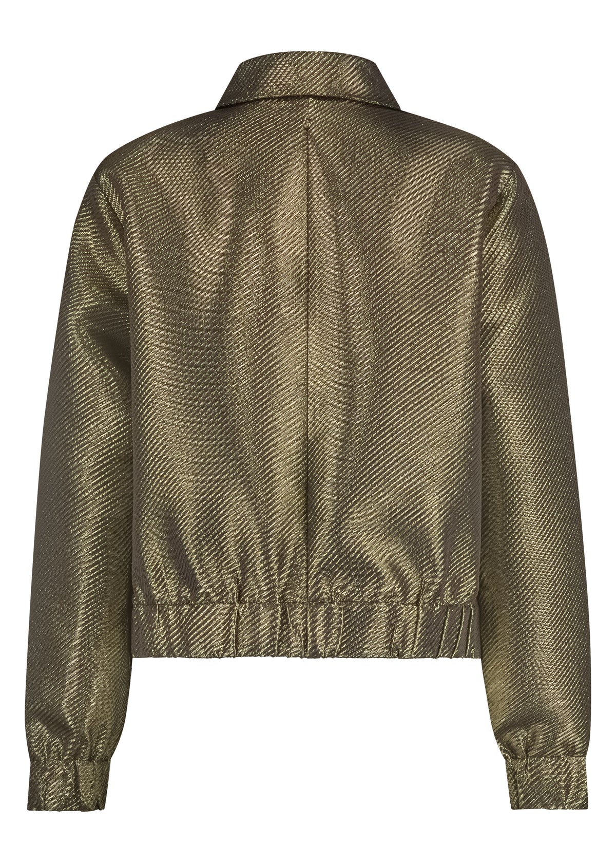 Tailored Lurex Jacket - Goud
