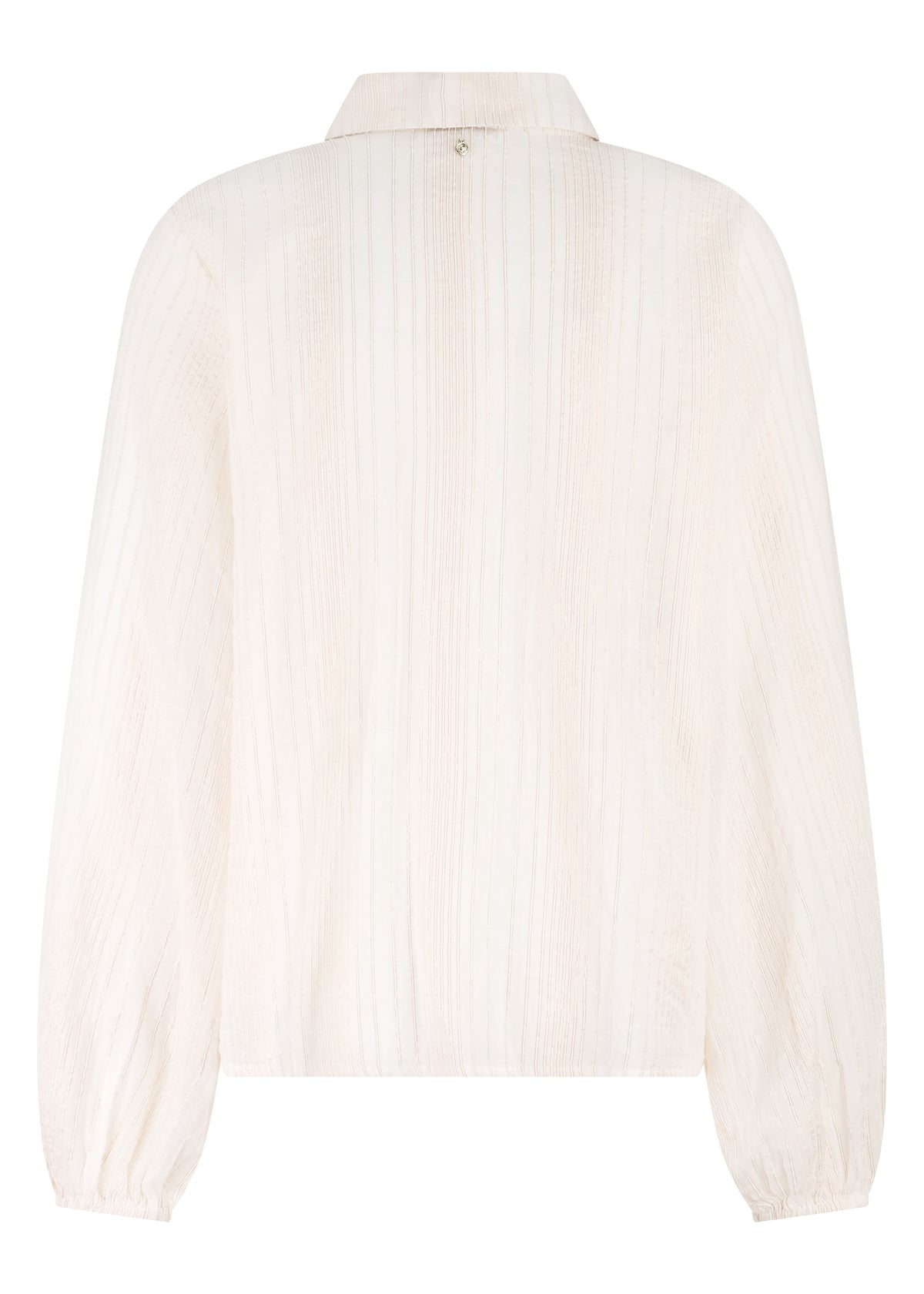 Lurex Blouse Lace - Wit