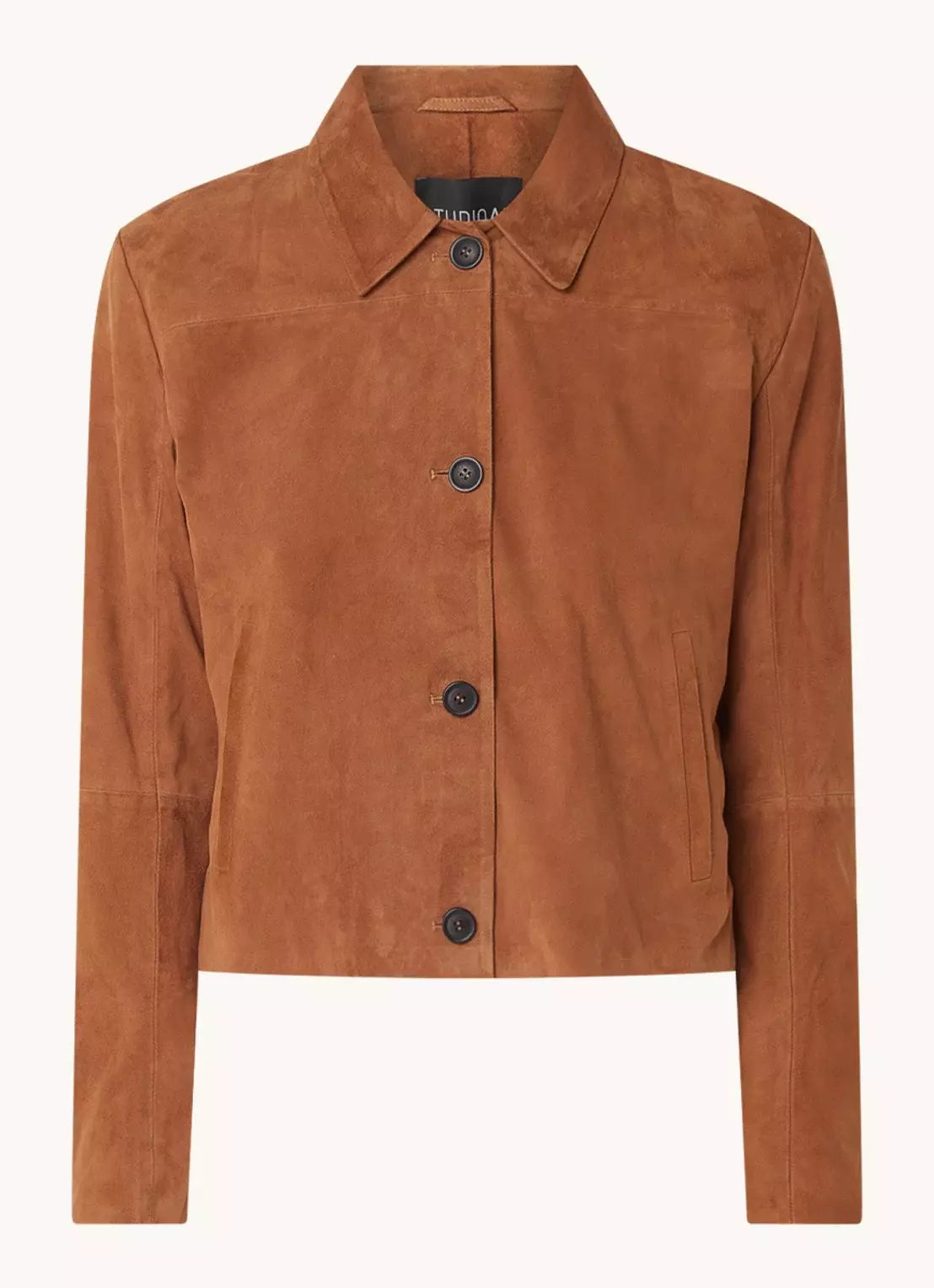 NULA Jacket Goat Suede - Bruin