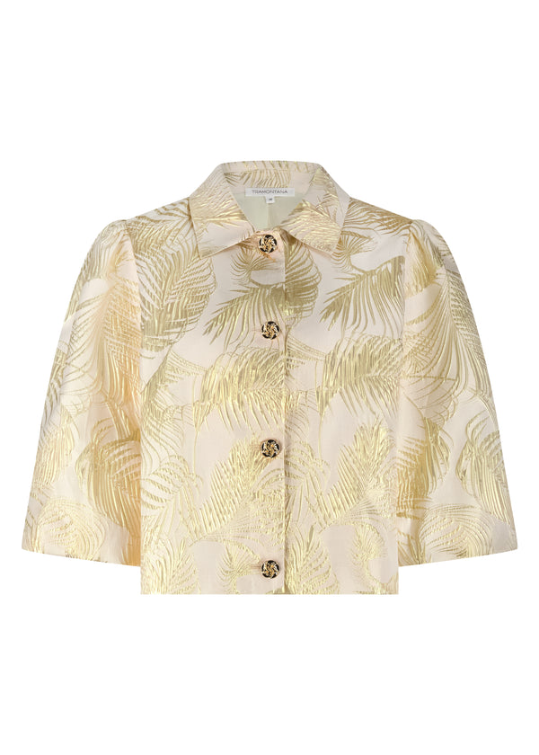 Palm Jacquard Jacket - Grijs