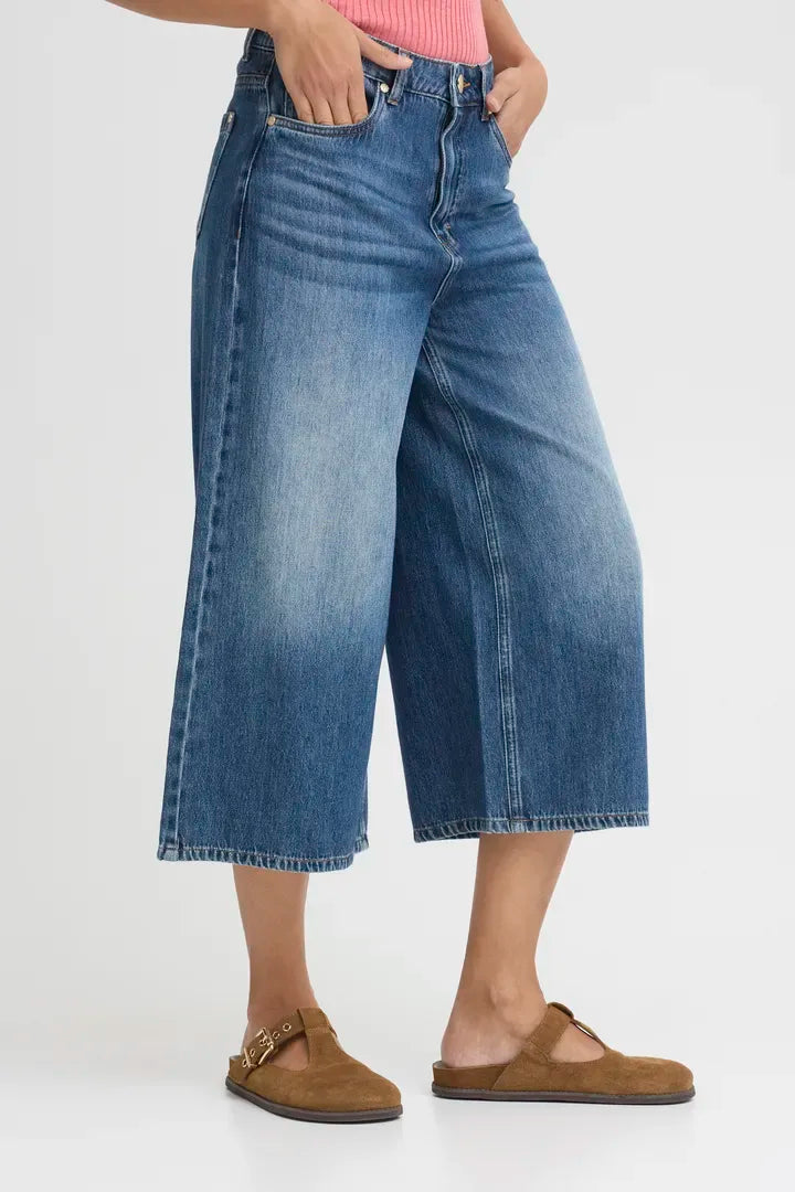 PZALEXI UHW Wide Leg Jeans - Blauw