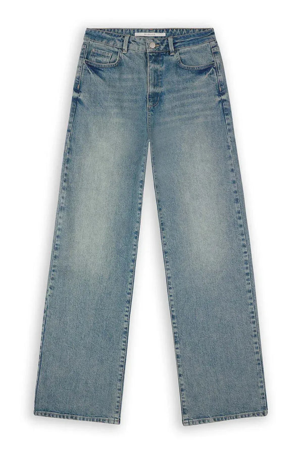 Straight Leg Jeans - Blauw