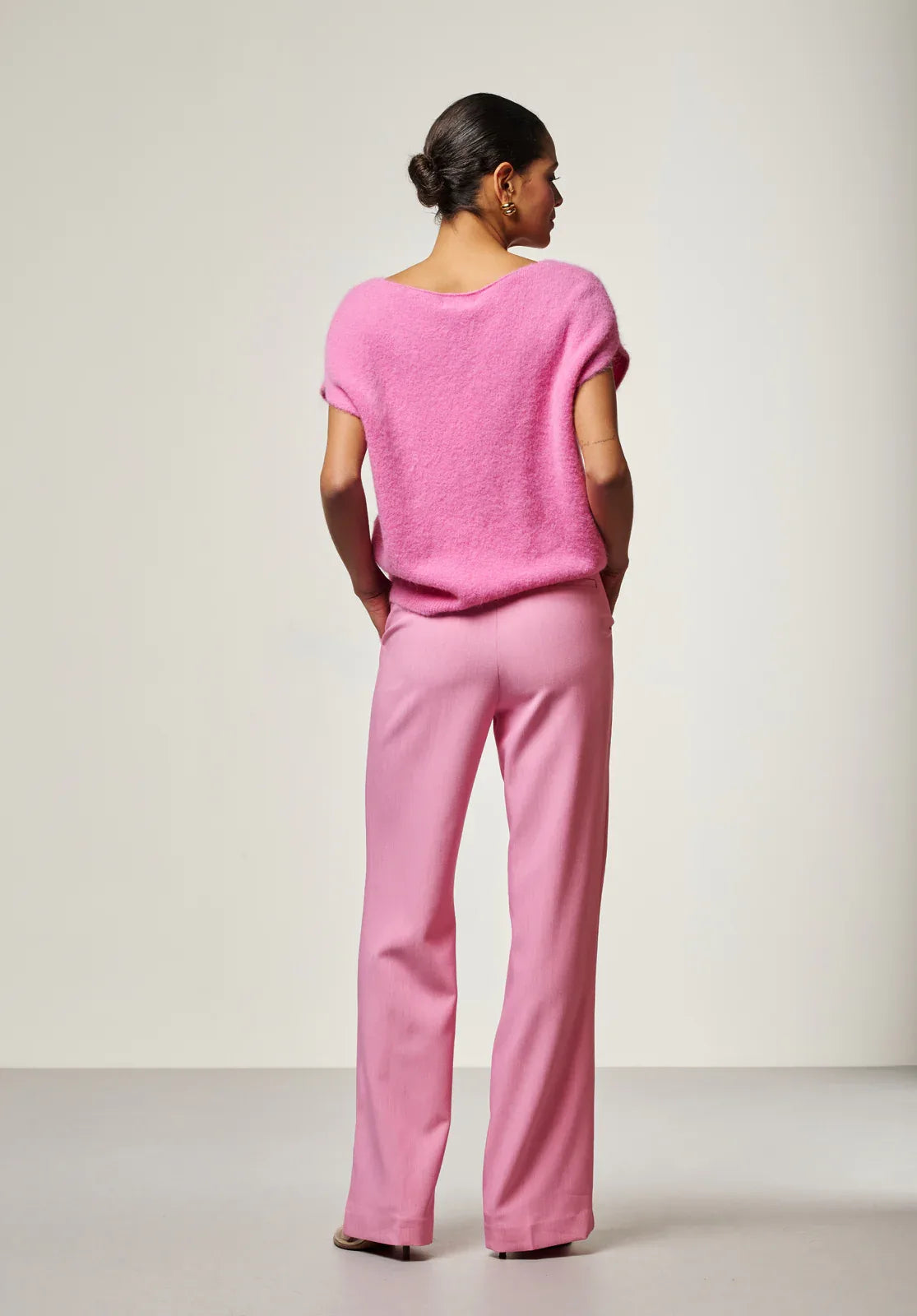 TROUSERS - Roze