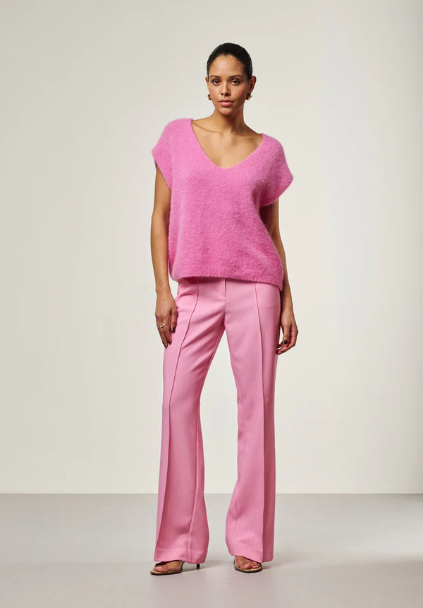 TROUSERS - Roze