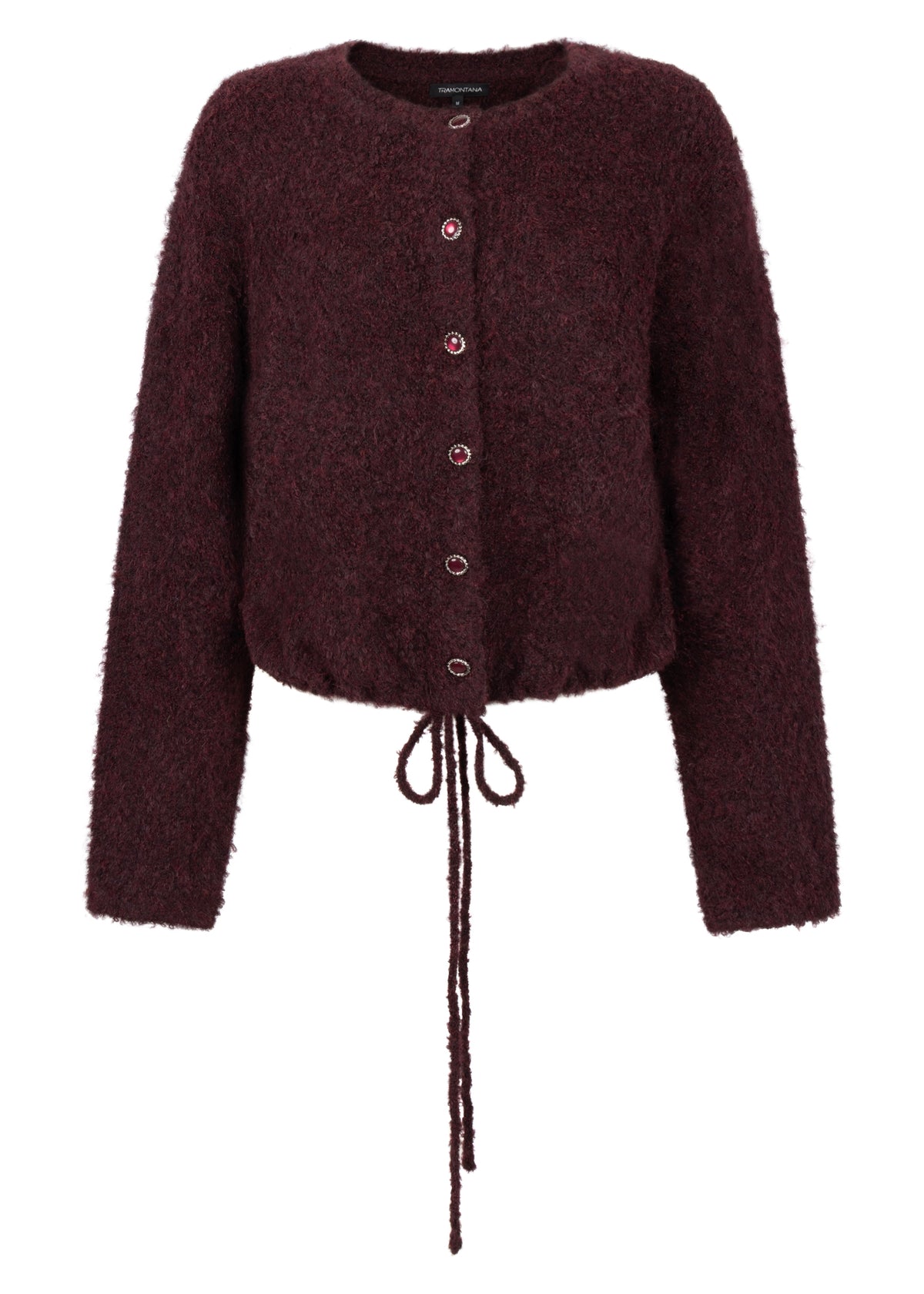 Puff-Sleeve Cardigan