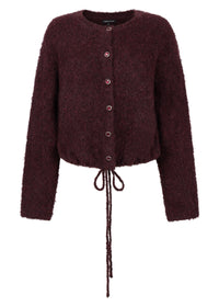 Puff-Sleeve Cardigan