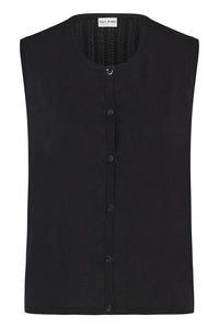 PZSARA  Knit Top - Zwart