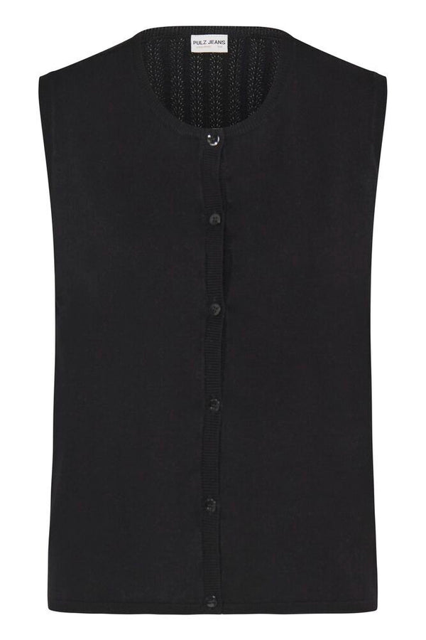 PZSARA  Knit Top - Zwart