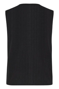 PZSARA  Knit Top - Zwart