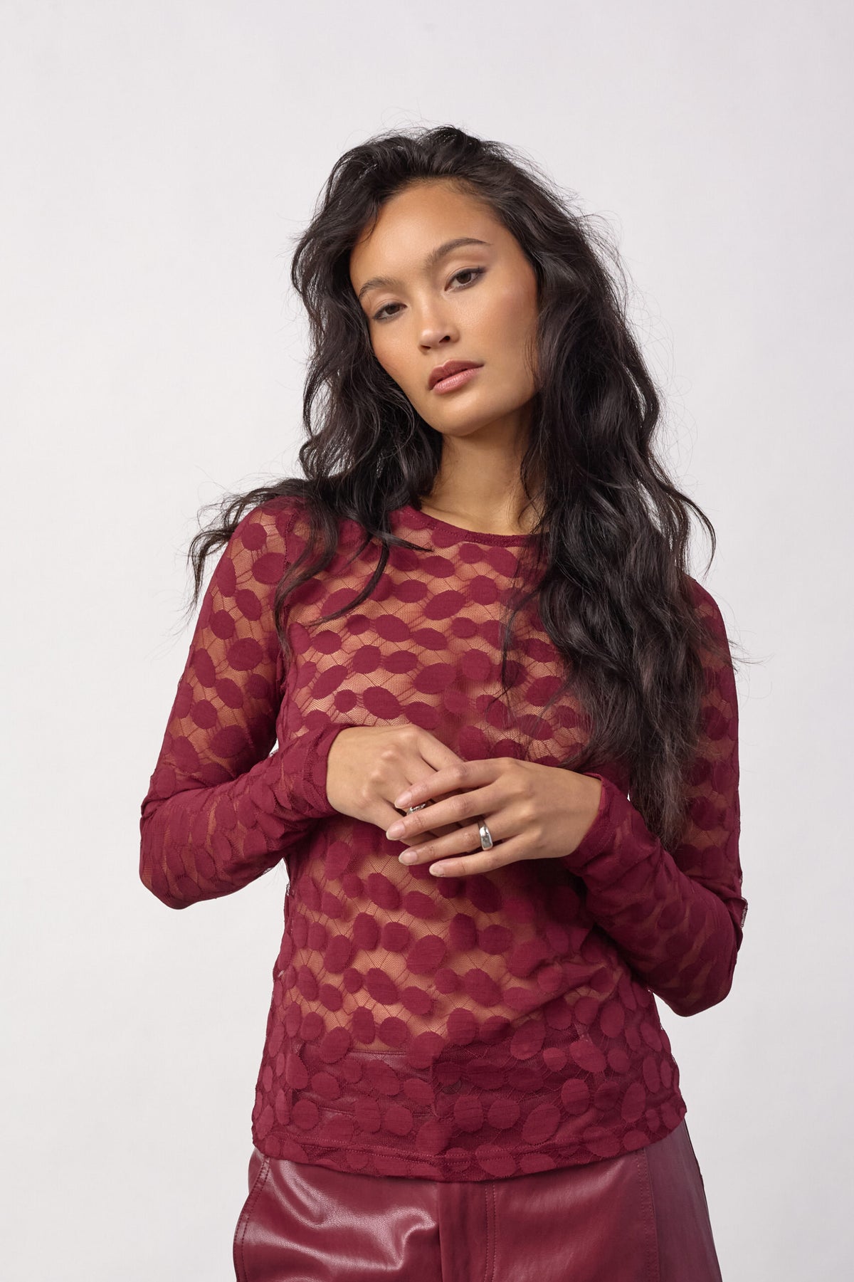 PenolaCC Turtleneck Blouse