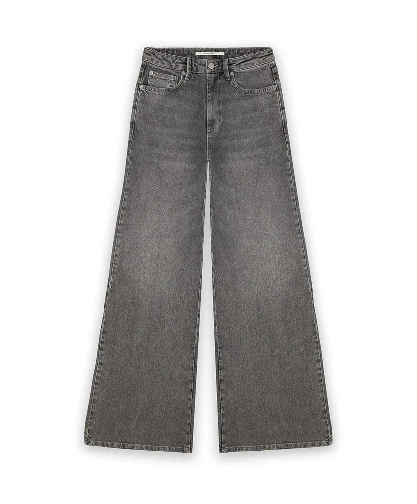 Rosie - Extra Wide Leg Jeans - Grijs