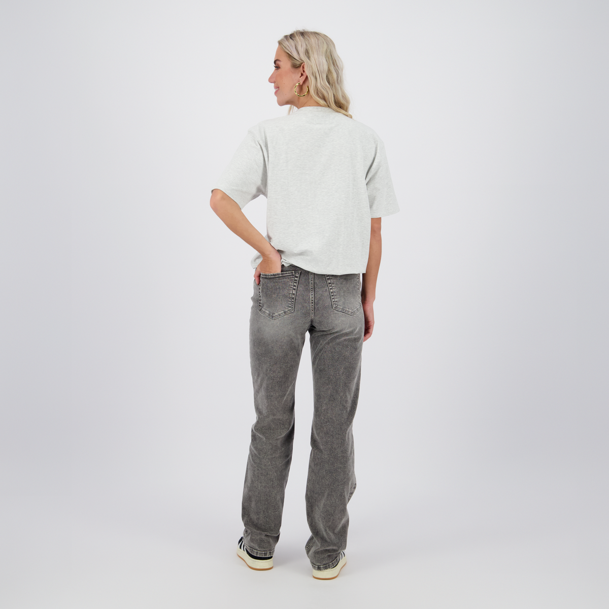 Sarah comfort straight jeans - Blauw