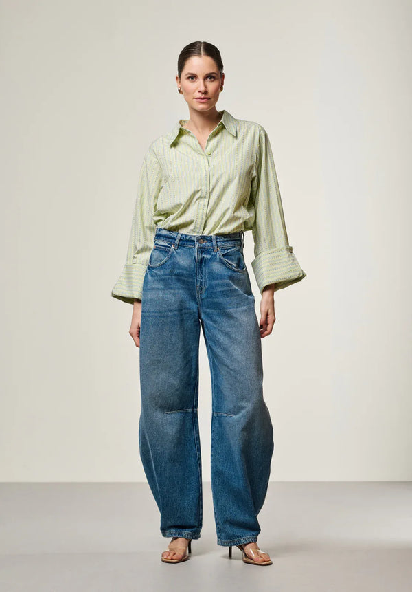 TROUSERS - Blauw