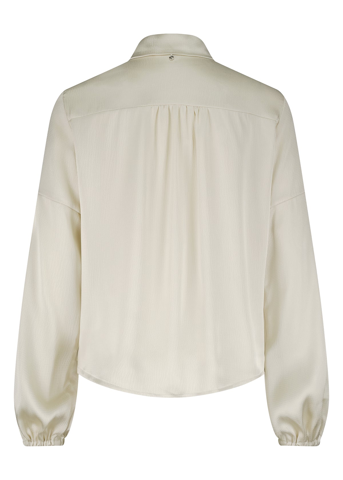 Satin-Look Blouse Twisted Detail - Multi