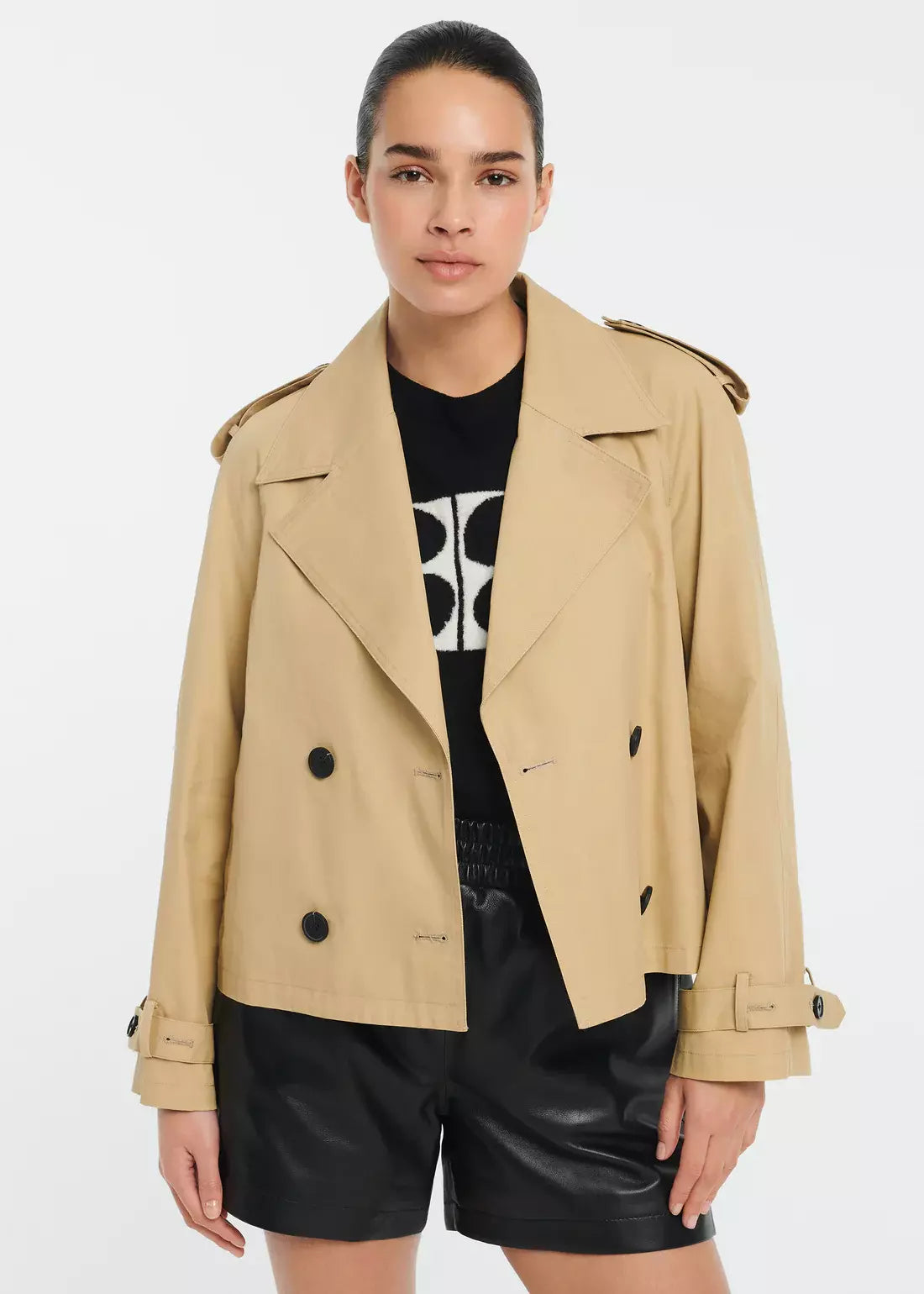 Cotton Twill Jacket - Beige