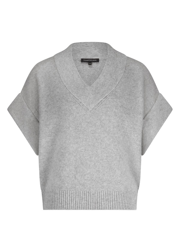 V-Neck Spencer - Grijs