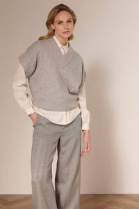 V-Neck Spencer - Grijs