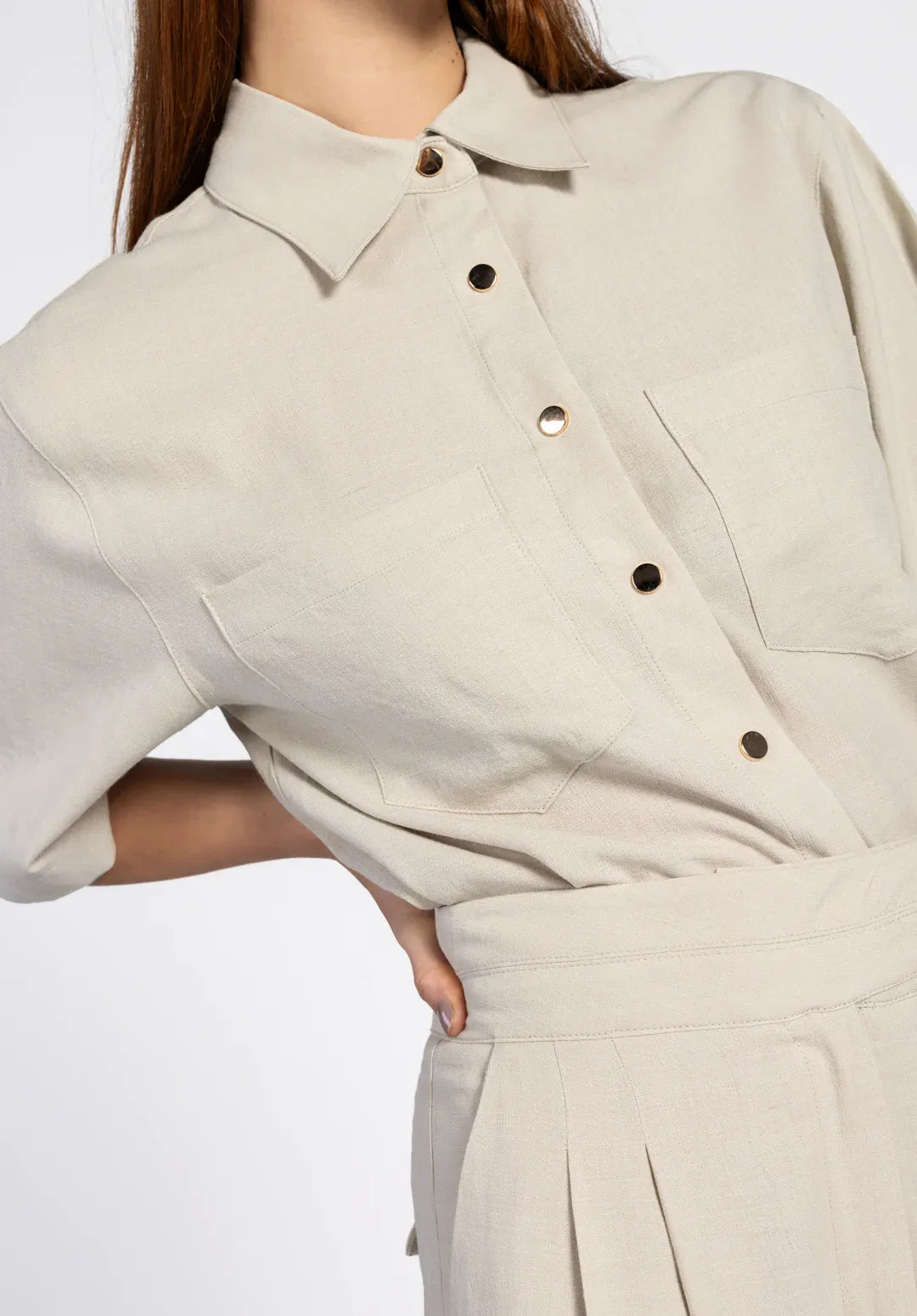 BLOUSE - Zand