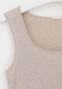 Perfect Line Cashmere - Tank Top - Beige