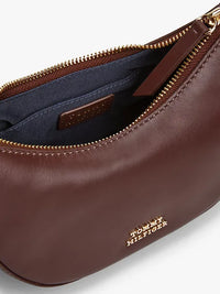 Moon leather mini cross bag - Bruin