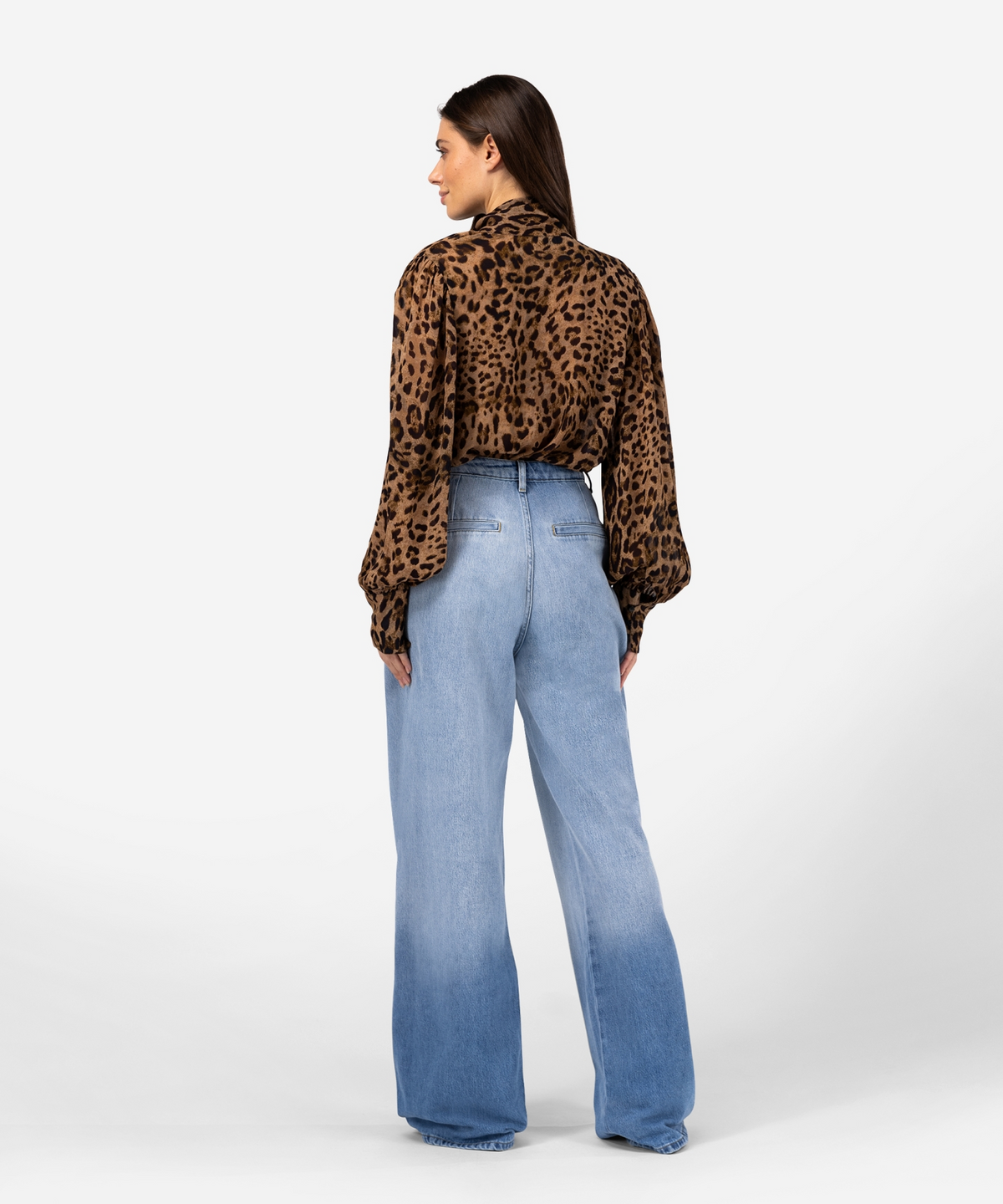 Trixie  blouse - Bruin