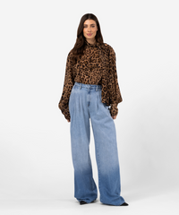 Trixie  blouse - Bruin