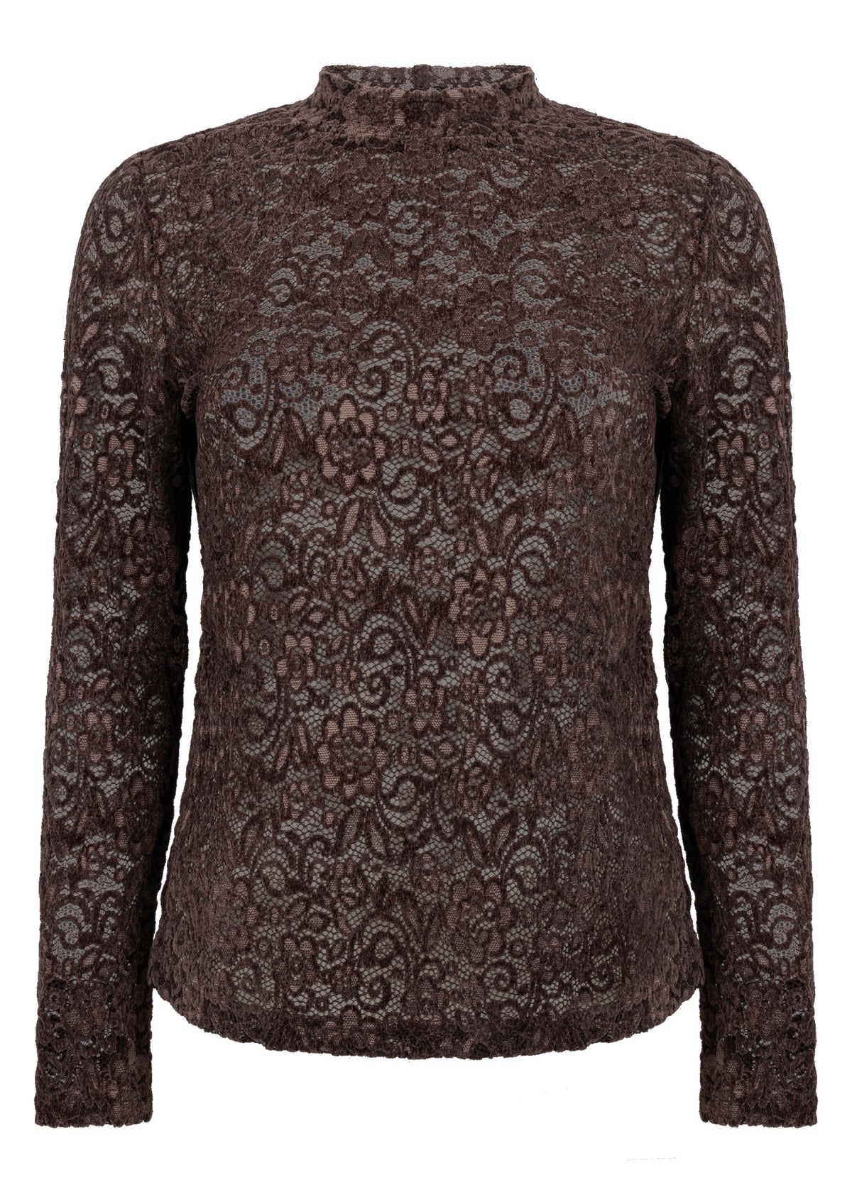 Velvet Stretch Lace Top