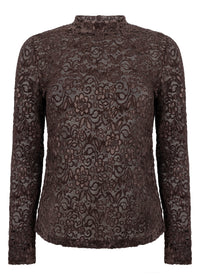 Velvet Stretch Lace Top