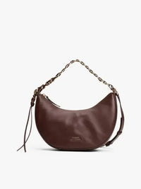 Moon leather crossover bag - Bruin
