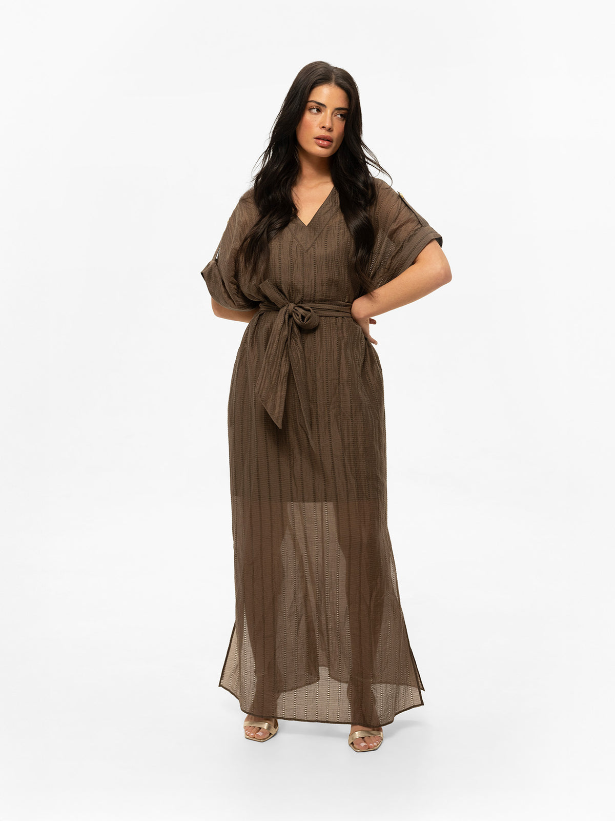 Myra Dress - Bruin
