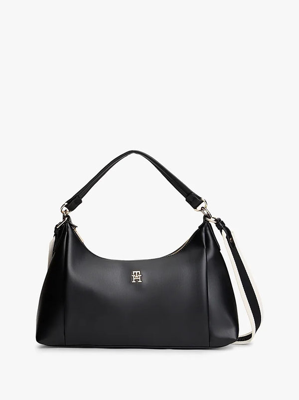 TH Essential shoulder bag - Zwart
